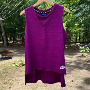 Nike Tank Top Sporty Women’s Size M Mauve Fuschia